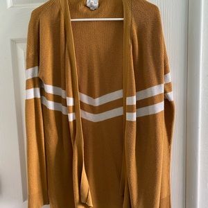 Hippie Rose Orange and White cardigan